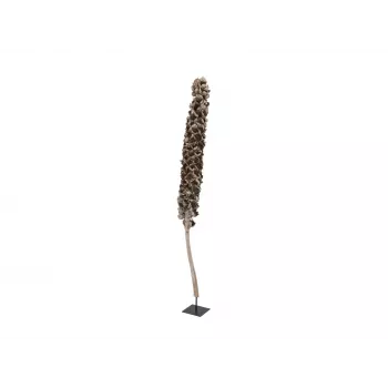EUROPALMS Cacho Coco Τεχνητός Κοκοφοίνικας, 120-190 cm, Πραγματικός Ξύλινος Κορμός, 12 Φύλλα, Εσωτερικού Χώρου 83502349