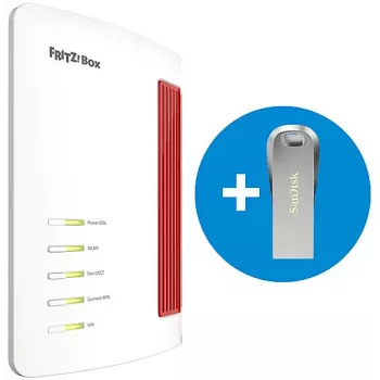 FRITZ!Box 7690 Wi-Fi 7 VDSL/ADSL Router με 64GB SanDisk USB-Laufwerk 20003169