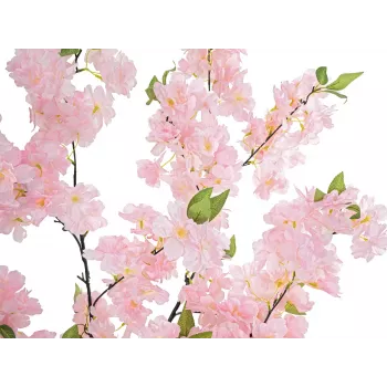 EUROPALMS Τεχνητή Ανθισμένη Κερασιά με 3 Κορμούς, Rosé, 160cm 82507834