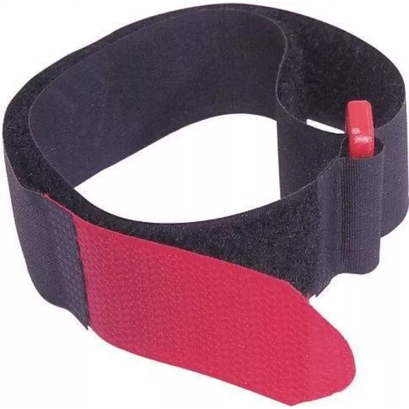 Ιμάντας καλωδίων Velcro 25x480 mm, μαύρο, 10 τεμ., επαναχρησιμοποιήσιμος 30006040