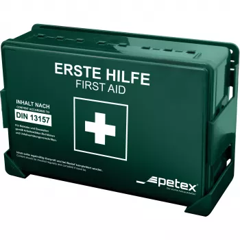 Petex DIN 13157 Κουτί πρώτων βοηθειών 270 x 85 x 180 mm Πράσινο 43924213