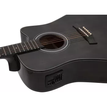 Dimavery STW-90 Dreadnought ακουστική κιθάρα, Vintage Black 26245082