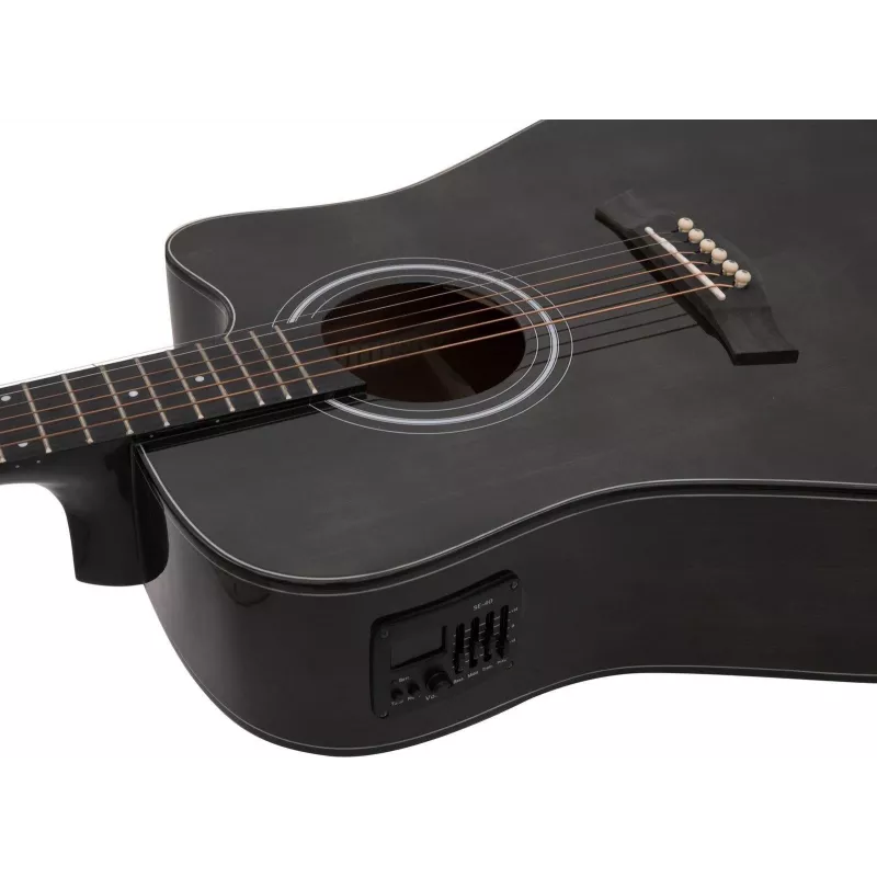 Dimavery STW-90 Dreadnought ακουστική κιθάρα, Vintage Black 26245082