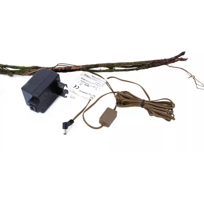 EUROPALMS Γιρλάντα μυρτιάς με LEDs, λευκό, 180 cm 83330308