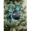 EUROPALMS LED Χιονόμπαλα 8cm, μαύρο, συσκευασία 5 τεμ. (83501236)