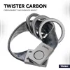 TROIKA TWISTER CARBON Μπρελόκ (KRG649/CB)