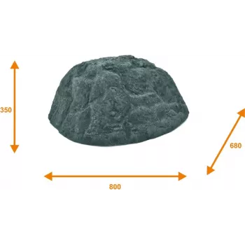 EUROPALMS Διακοσμητικός βράχος Vulcano, Fiberglass, Πολύχρωμο 83313231