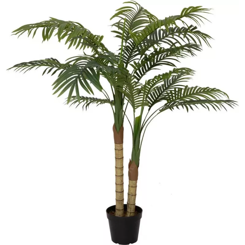 EUROPALMS Areca-Palme, 2-stämmig, τεχνητό φυτό, 120cm (82509410)