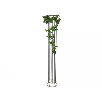 EUROPALMS τεχνητή γιρλάντα λυκίσκου, 170cm, πράσινη με καφέ κώνους 82501869
