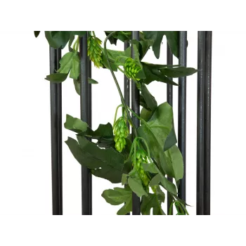 EUROPALMS τεχνητή γιρλάντα λυκίσκου, 170cm, πράσινη με καφέ κώνους 82501869