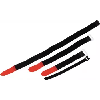 ZUBEHÖR δεματικά καλωδίων Velcro 25x300mm μαύρο συσκευασία 10 τεμ. (30006030)