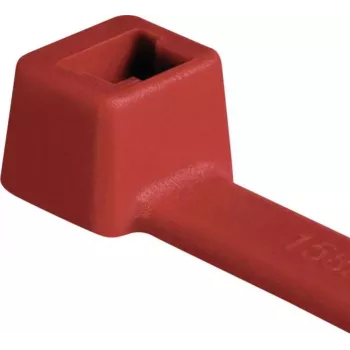 HellermannTyton T80R-N66-RD-C1 τυπικές δεματικές ταινίες καλωδίων, 210 mm x 4,6 mm, κόκκινο, 100 τεμ. 116-08012