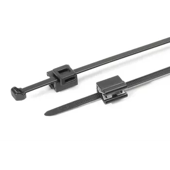 HellermannTyton T50ROSEC5B-PA66HS/PA66HIRHS-BK δεματικές ταινίες καλωδίων με στήριγμα δέντρου, 200 x 4,6 mm, μαύρο, 500 τεμ. 150-40581