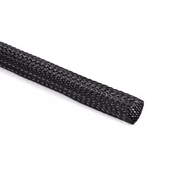 HellermannTyton HEGPL30-PET-BK Ελαστικός πλεκτός σωλήνας PET, 18-55 mm, Μαύρο, 25 m