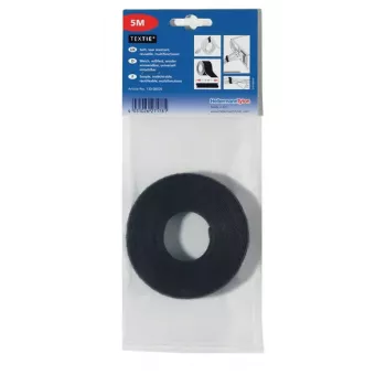 HellermannTyton δεματικό καλώδιο Velcro 1m x 12,5mm μαύρο (130-00008)