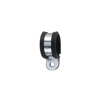 HellermannTyton AFCS63-GS/PVC-BK/ML σφιγκτήρας βιδωτής στερέωσης για καλώδια, σωλήνες, αγωγούς, μέγιστη διάμετρος δέσμης Ø 63 mm, προφίλ προστασίας χλωροπρενίου, μαύρος 166-50608