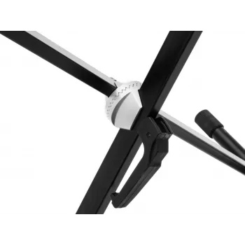 Dimavery SVT-1 βάση πληκτρολογίου X-πλαίσιο κλείδωμα σύσφιξης ρυθμιζόμενο καθ' ύψος 20 kg αντοχή φορτίου μαύρη