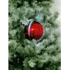 EUROPALMS LED χιονόμπαλα 15cm, κόκκινη 83501243