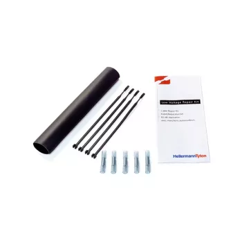 HellermannTyton 380-04004 TF21 θερμοσυστελλόμενο μακαρόνι, 2:1, 4,0 mm, μαύρο, 10 m