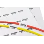 HellermannTyton 594-61104 T808 σημαδευτές καλωδίων πολυεστέρα, διαφανές/λευκό, 25,4 x 38,1 mm, 1000 τεμ.