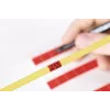 HellermannTyton HELASIGN ετικέτες σήμανσης καλωδίων, κόκκινες με διαφανές laminate, 14x27 mm, 120 ετικέτες (10 φύλλα x 12) 598-14027