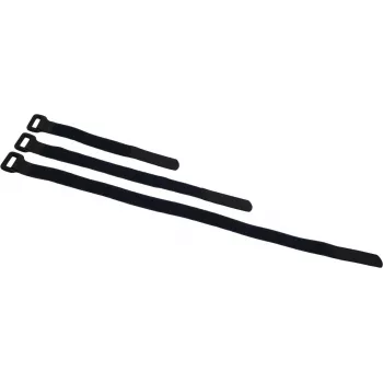 ACCESSORY BS-1 δεματικά καλωδίων Velcro 25x300mm μαύρα συσκευασία 10 τεμ. 30006031