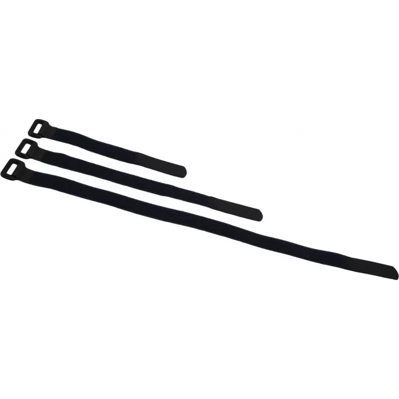 ACCESSORY BS-1 δεματικά καλωδίων Velcro 25x300mm μαύρα συσκευασία 10 τεμ. 30006031