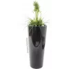 EUROPALMS σύνθεση τεχνητού γκαζόν, 90cm, πράσινη, σε μαύρη γλάστρα 82600137