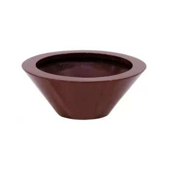 EUROPALMS Leichtsin Bowl-15 κόκκινο γυαλιστερό διακοσμητικό μπολ 83011823