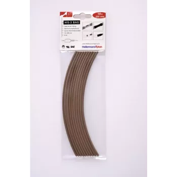 HellermannTyton 308-30314 θερμοσυστελλόμενο μακαρόνι, καφέ, 10 τεμ.