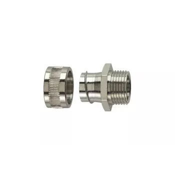 HellermannTyton SC40-FM-M40 επινικελωμένο ορειχάλκινο ρακόρ σύνδεσης M40 για προστατευτικό σωλήνα SC 40mm