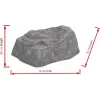 EUROPALMS διακοσμητικός βράχος Diamond, fiberglass, όψη φυσικής πέτρας, 50x40x30cm 83313233