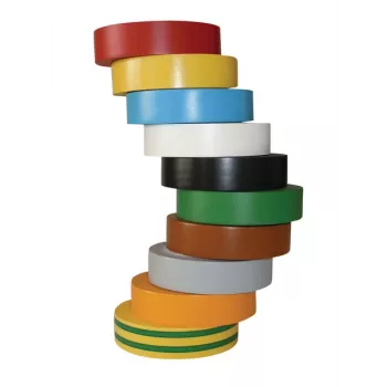 HellermannTyton Helagrip Σετ θηλυκών σήμανσης PVC, 10 ρολά, εσωτερική διάμετρος 15 mm, μήκος 10 m, πολύχρωμο (10 χρώματα) 710-00146