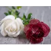 EUROPALMS Crystal Rose Τεχνητό λουλούδι, λευκό, 81 cm, 12 τεμ. 82600208