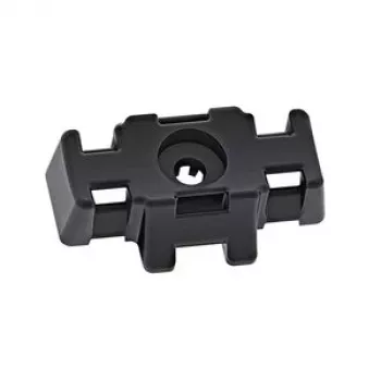 HellermannTyton S3SB15CBM8-PA6GF30-BK Βάση στερέωσης με βίδα για δέματα καλωδίων, μαύρη, M8, PA6GF30, 1 τεμ. 151-01010