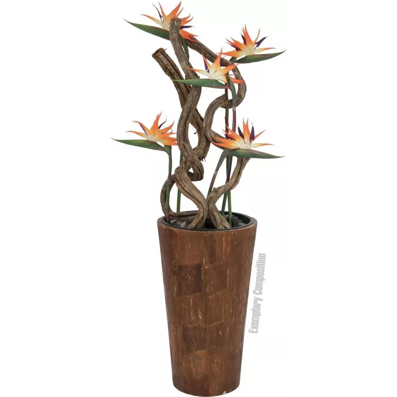 EUROPALMS Τεχνητό λουλούδι παραδείσου, πορτοκαλί, 95 cm 82530559