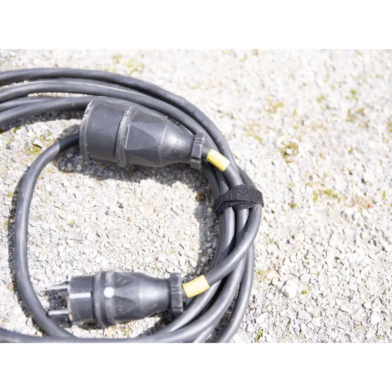 ACCESSORY Δεματικά καλωδίων Velcro 20x200mm μαύρα συσκευασία 10 τεμ. 30006020