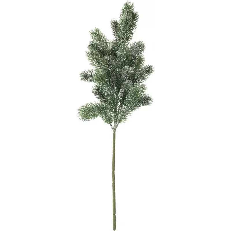 EUROPALMS Κλαδί ελάτου με χιόνι, PE, 65cm (83500421)