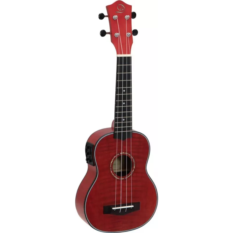 DIMAVERY UK-100 Σοπράνο ουκουλέλε, Flamed Red 26255807