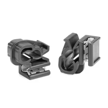 HellermannTyton EdgeClip EC1-3SV-DHC6-7 Βάση δεματικού καλωδίου, μαύρη, 100 τεμ. 151-04455
