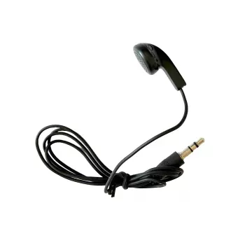 MIDLAND Albrecht 29978 Ακουστικό μίας χρήσης in-ear με βύσμα 3,5 mm, Mono, Μαύρο, συμβατό με ATR400/Tourist Guide