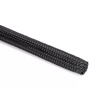 HellermannTyton Helagaine HEGMAN Πλεκτός σωλήνας, 40 mm ονομαστική διάμετρος, Μαύρο, Πολυεστέρας, -50°C έως +150°C, ELV-συμβατό, μήκος 4 cm 170-13000