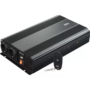 AEG Αντιστροφέας 1500 W 12 V DC σε 230 V AC με τηλεχειριστήριο (10058)