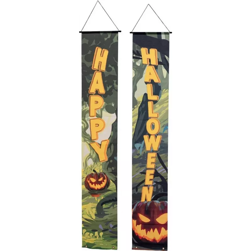 EUROPALMS Halloween Banner, Geisterwald, σετ 2 τεμ., 30x180cm (80164207)