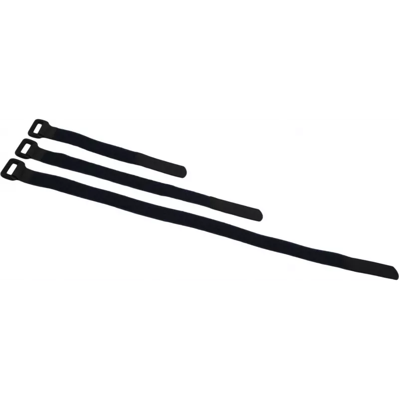 ACCESSORY BS-1 Δεματικά καλωδίων Velcro 25x195mm, μαύρα, συσκευασία 10 τεμ. 30006023