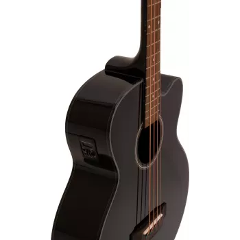 DIMAVERY AB-450 Ακουστική κιθάρα μπάσου, μαύρη 26224013
