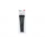 HellermannTyton SOFTFIX® επαναχρησιμοποιούμενο δεματικό καλωδίων 260 x 7 mm, μαύρο, συσκευασία 12 τεμ. 115-07270