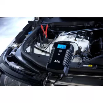 AEG LD6 10617 Φορτιστής μπαταρίας αυτοκινήτου 6V/12V 3A/6A με οθόνη LCD