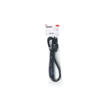 HellermannTyton SOFTFIX XXL επαναχρησιμοποιούμενο δεματικό καλωδίων, TPU, μαύρο, 300mm x 12mm, συσκευασία 3 τεμ. 115-28898