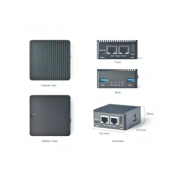 ALLNET FriendlyELEC NanoPi R5C Dual 2.5GbE Router SBC, 4GB RAM, 32GB eMMC, Wi-Fi 5, μεταλλικό κουτί R5C_4G_32mmc_combo_wifi